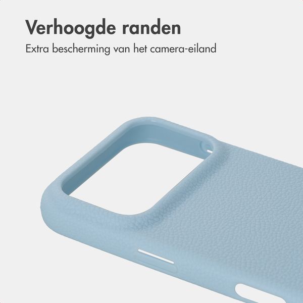 imoshion Texture Backcover Apple iPhone 18 Pro / 17 Pro - Lichtblauw