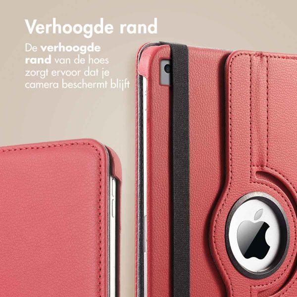 imoshion 360° draaibare Bookcase Apple iPad 6 (2018) 9.7 inch / iPad 5 (2017) 9.7 inch - Donkerrood