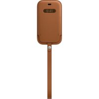 Apple Leather Sleeve MagSafe Apple iPhone 12 Mini - Saddle Brown