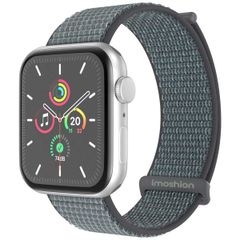 imoshion Nylon bandje Apple Watch Series 1 t/m 9 / SE (38/40/41 mm) | Series 10 / 11 (42 mm) - Ash Green