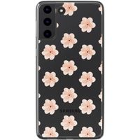 imoshion Design hoesje Samsung Galaxy S22 - Floral Peach