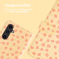 imoshion Design Bookcase Samsung Galaxy A54 (5G) - Sunny Yellow Petite Flowers