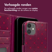 imoshion Design Bookcase Apple iPhone 12 (Pro) - Crush Check Coral Dust