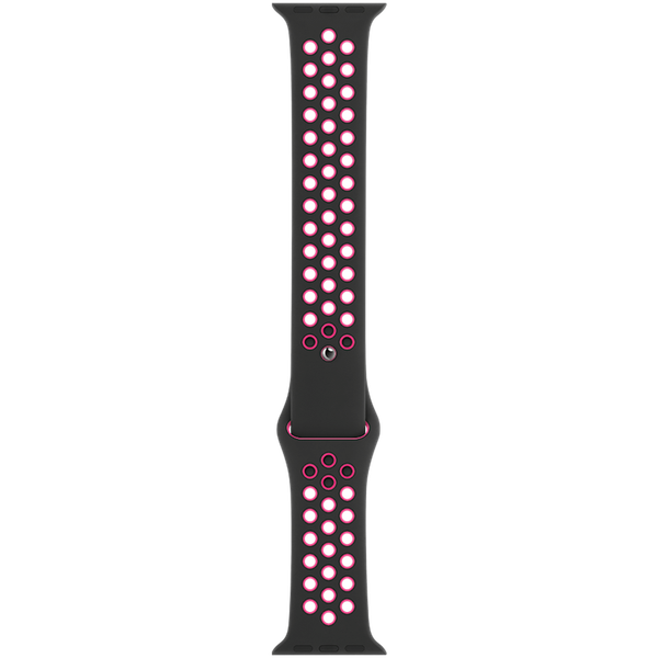 Apple Nike Sport Band Apple Watch | 38/40/41/42 mm - Maat S/M/L - Black / Pink Blast