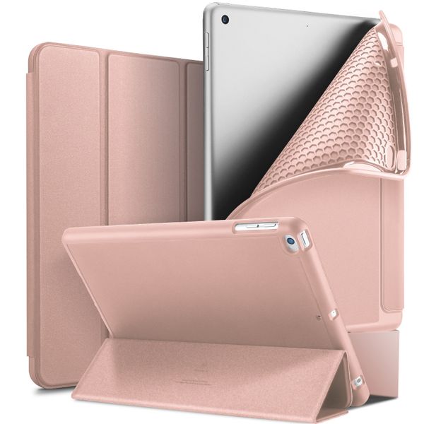 Dux Ducis Osom Bookcase iPad 9 (2021) 10.2 inch / iPad 8 (2020) 10.2 inch / iPad 7 (2019) 10.2 inch - Roze