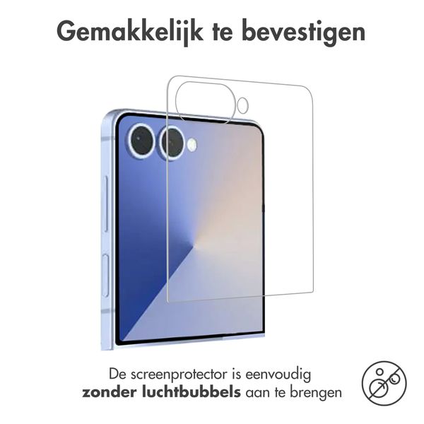 imoshion Screenprotector Folie 3 pack Samsung Galaxy Z Flip 7