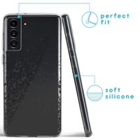 imoshion Design hoesje Samsung Galaxy S21 Plus - Spetters - Zwart