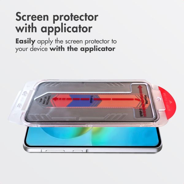 Accezz Privacy Tempered Glass Screen Protector + Applicator Samsung Galaxy A37 (5G)