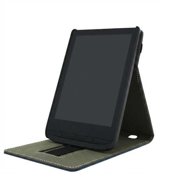 imoshion Stand Flipcase Pocketbook Touch Lux 5 / HD 3 / Basic Lux 4 / Vivlio Lux 5 - Donkerblauw
