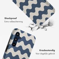 Selencia Vivid Tough Backcover Samsung Galaxy A16 - Wave Vibes Classic Blue