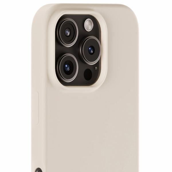 Holdit Silicone Case iPhone 16 Pro - Light Beige