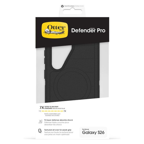 OtterBox Defender Pro MagSafe Back Cover in Factory Packaging Samsung Galaxy S26 - Black