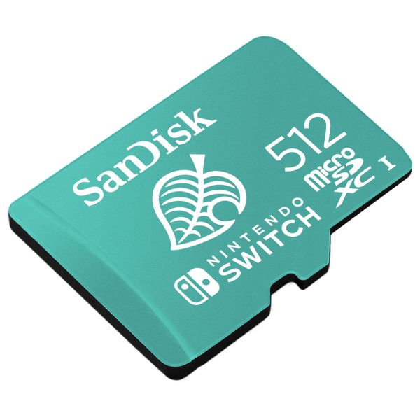 SanDisk microSD Nintendo Switch - 512GB - Tanooki Leaf