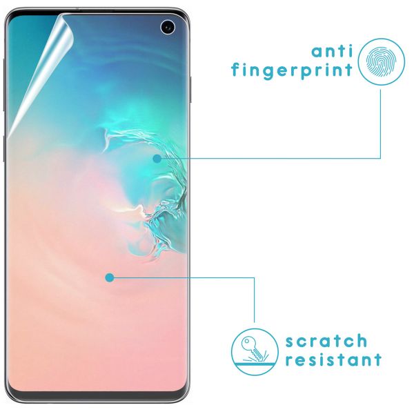 imoshion Screenprotector Folie 3 Pack + Camera Protector Galaxy S10