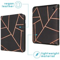 imoshion Design Slim Hard Case Sleepcover met stand Kobo Libra 2 / Tolino Vision 6 - Black Graphic