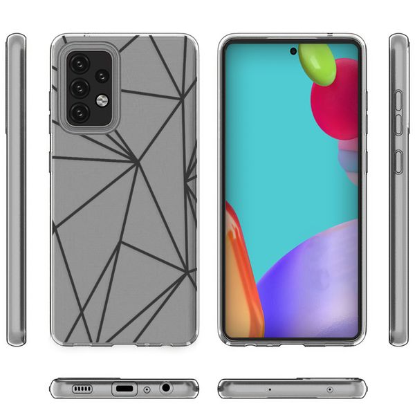 imoshion Design hoesje Samsung Galaxy A52(s) (5G/4G) - Grafisch - Lijn