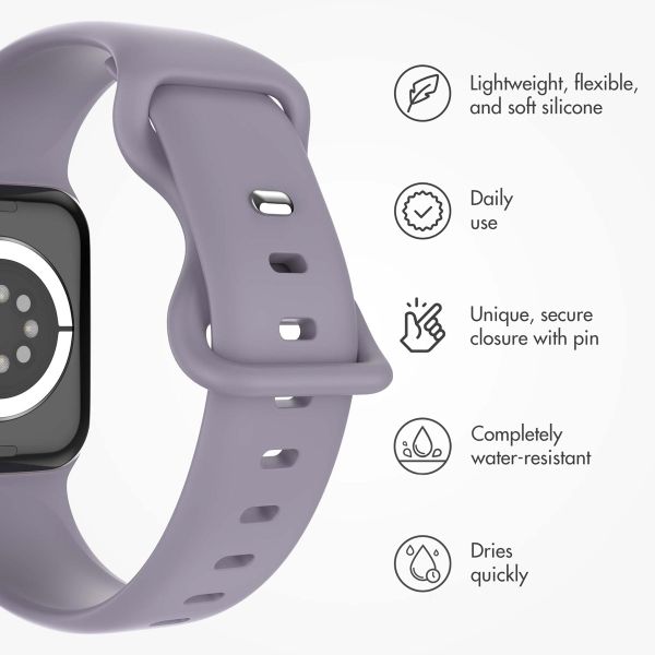 imoshion Silicone⁺ Strap Apple Watch | 38/40/41/42 mm - Size S/M - Lavender
