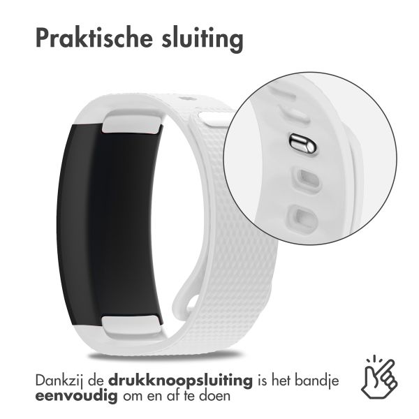 imoshion Siliconen bandje Samsung Gear Fit 2 / 2 Pro - Wit