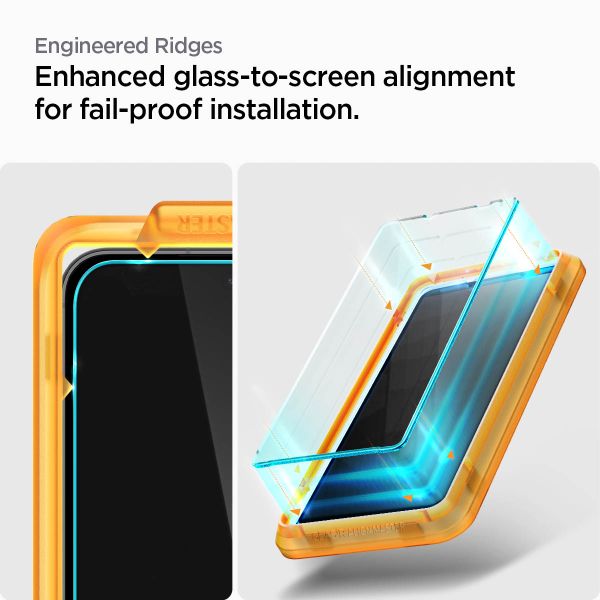 Spigen AlignMaster Full Screenprotector 2 Pack Samsung Galaxy S23 FE - Transparant