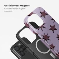 Selencia Vivid Backcover met MagSafe Apple iPhone 15 Pro - Stars Plum Lilac
