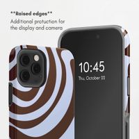 Selencia Vivid Back Cover Apple iPhone 12 (Pro) - Dream Swirl Chocolate
