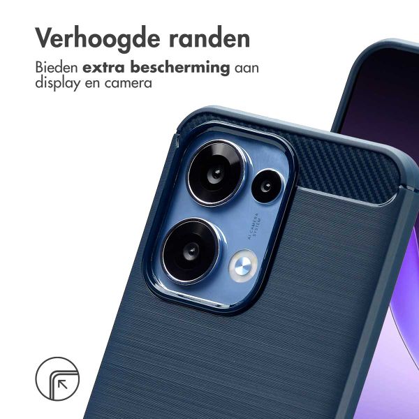 imoshion Brushed Backcover Oppo Reno 13 - Donkerblauw