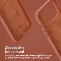Accezz Leather Bookcase 2-in-1 met MagSafe Apple iPhone 15 Pro - Sienna Brown