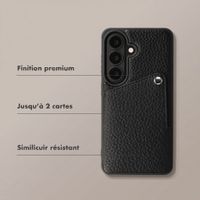 Selencia Riva Backcover met Pashouder Samsung Galaxy S26 Plus - Black