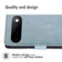 imoshion Luxury Wallet Case Google Pixel 11 / 11 Pro - Light Blue