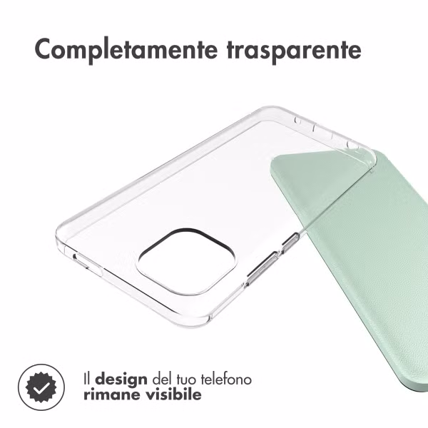 Accezz Clear Backcover Xiaomi Redmi A1 / A2 - Transparant