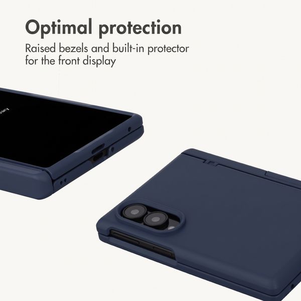 imoshion Colour Back Cover with Stand Samsung Galaxy Z Fold 8 - Dark Blue