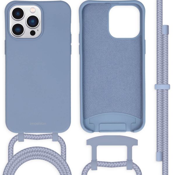 imoshion Color Backcover met afneembaar koord iPhone 14 Pro Max - Blauw