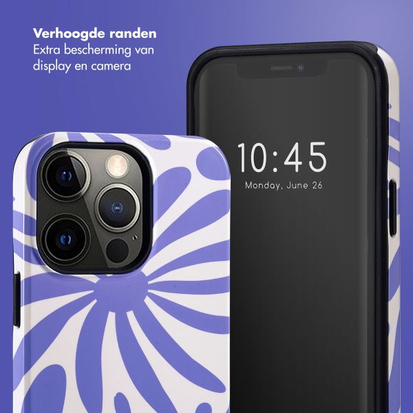 Selencia Vivid Backcover Apple iPhone 13 Pro - Modern Bloom Sapphire Blue