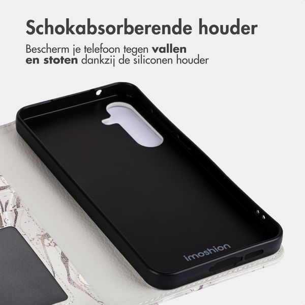 imoshion Design Bookcase Samsung Galaxy A55 - Sandy Marble