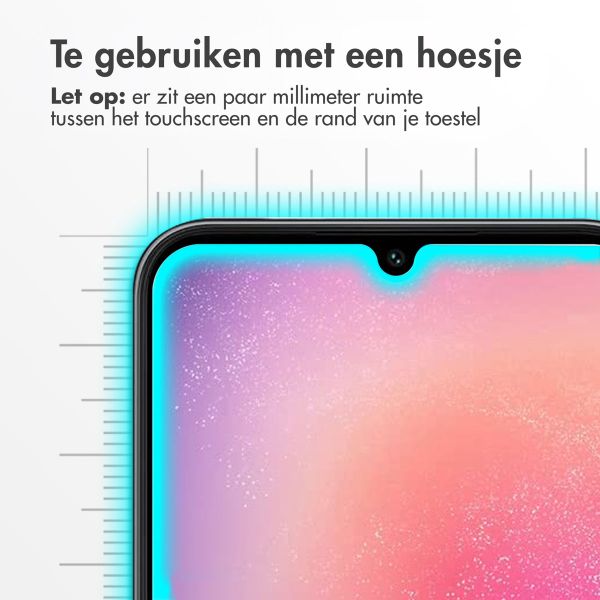 Accezz Gehard Glas Screenprotector 2-pack Samsung Galaxy A25 (5G)