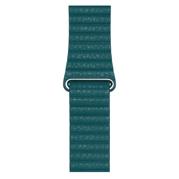 Apple Leather Loop M Apple Watch Series 1-10 / SE / Ultra (2) - 42/44/45/46/49 mm - Groen