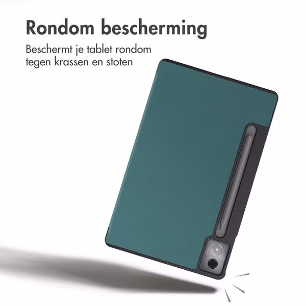 imoshion Trifold Bookcase Lenovo Idea Tab Pro - Donkergroen