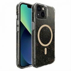 imoshion Clear Glitter Backcover met MagSafe Apple iPhone 13 - Goud
