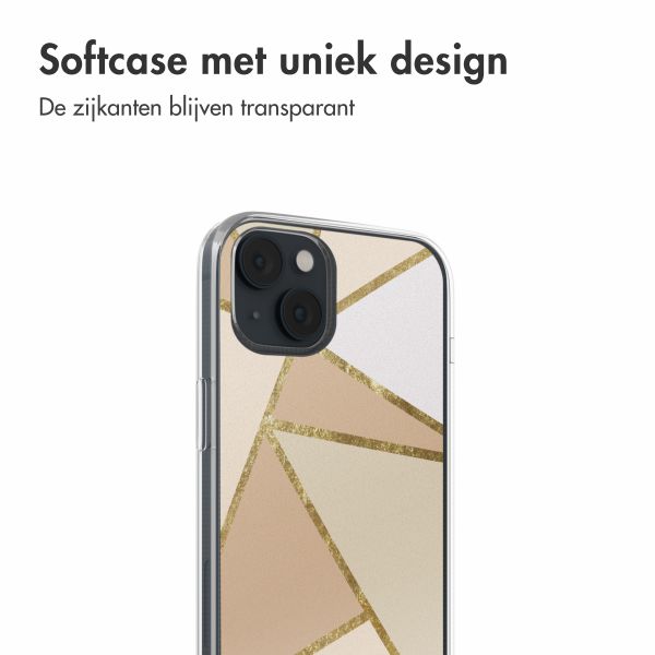 imoshion  Design hoesje iPhone 14 - Graphic Beige