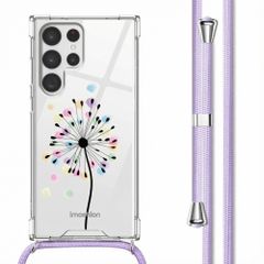 imoshion Design hoesje met koord Samsung Galaxy S22 Ultra - Sandstone Dandelion