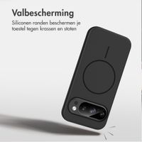 imoshion Color Backcover met Thin MagSafe Ring Google Pixel 11 / 11 Pro / 10 / 10 Pro - Zwart