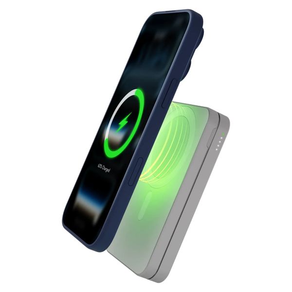 dbramante1928 Re-charge 3-in-1 Powerbank 8.000 mAh - Draadloze Powerbank - Wit