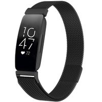 imoshion Milanees magnetisch bandje Fitbit Inspire - Maat S - Zwart