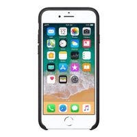 Apple Leather Backcover Apple iPhone SE (2022 / 2020) / 8 / 7 - Black