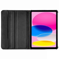 Ontwerp je eigen 360° draaibare tablethoes Apple iPad 11 (2025) 11 inch A16 / iPad 10 (2022) 10.9 inch - Zwart