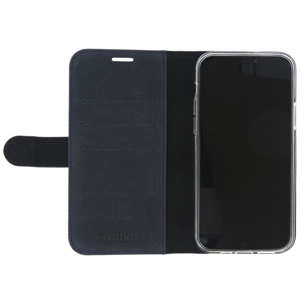 Valenta Classic Luxe Bookcase iPhone 12 Mini - Vintage Blue