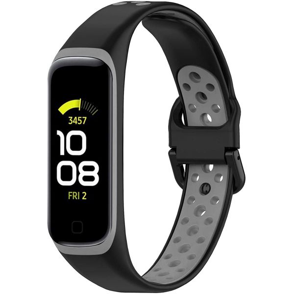 imoshion Siliconen sport bandje Samsung Galaxy Fit 2 - Zwart / Grijs