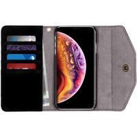 iDeal of Sweden Mayfair Clutch Velvet iPhone Xs Max - Zwart