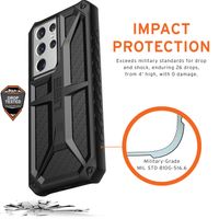 UAG Monarch Backcover Samsung Galaxy S21 Ultra - Carbon Fiber