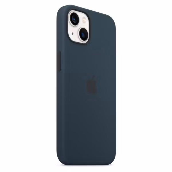 Apple Silicone Backcover MagSafe Apple iPhone 13 - Donkerblauw